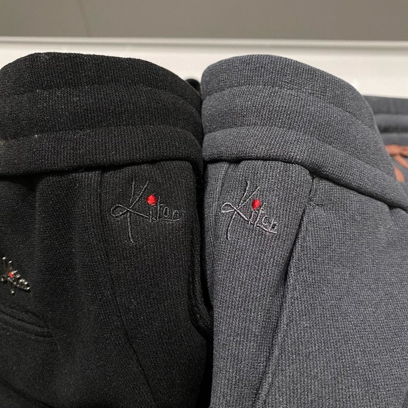 Kiton 남성 코튼 코듀로이 슬림 정장 바지 001-216160