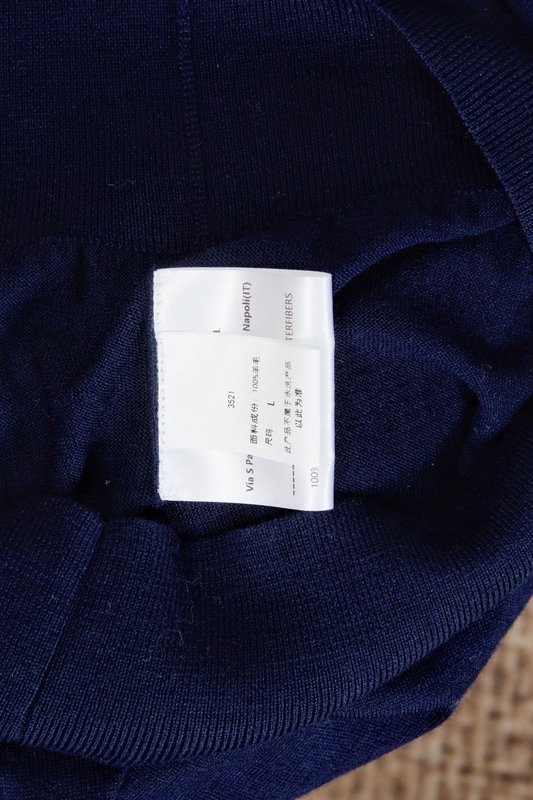 Kiton 남성 폴로 울 스웨터 001-216187