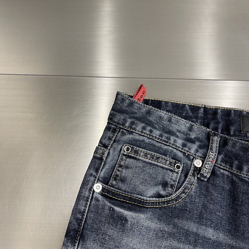 Kiton 봄여름 신상 스트레치 슬림 데님 팬츠 001-216195