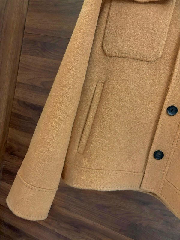 Kiton 울 캐시미어 혼방 남성 셔츠 자켓 001-216208