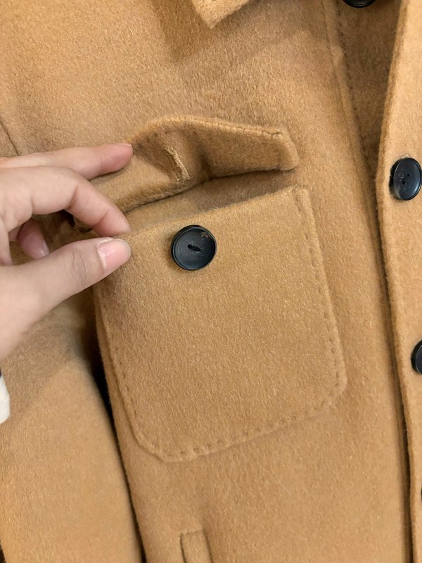 Kiton 울 캐시미어 혼방 남성 셔츠 자켓 001-216208