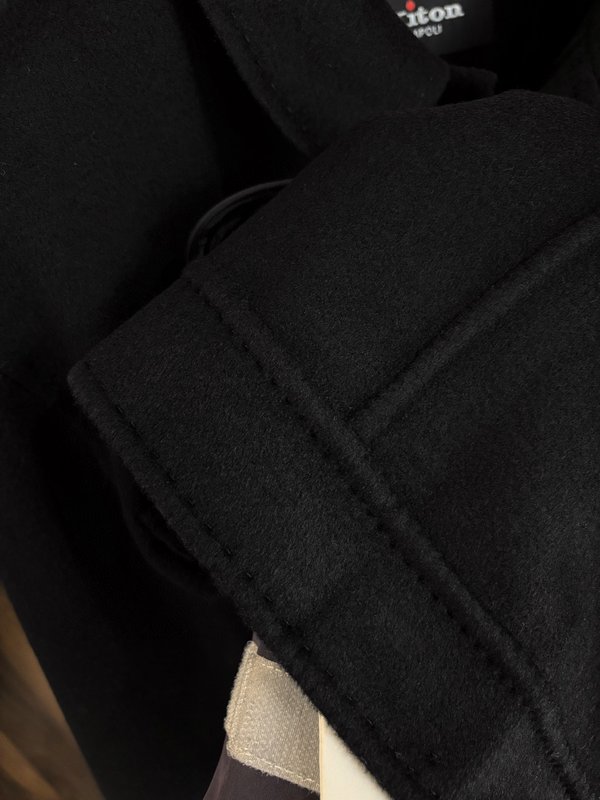 Kiton 울 캐시미어 혼방 남성 셔츠 자켓 001-216209