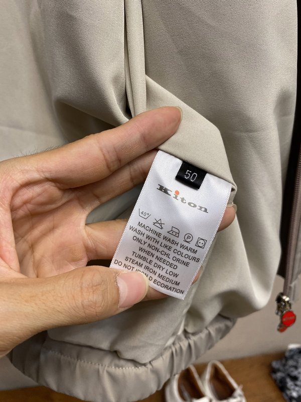 Kiton 남성 캐주얼 맞춤 자켓 아우터 001-216224