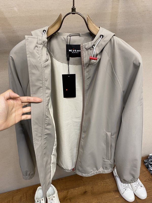 Kiton 남성 캐주얼 맞춤 자켓 아우터 001-216224
