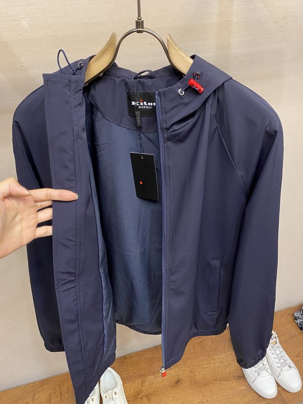 Kiton 남성 캐주얼 맞춤 자켓 아우터 001-216226
