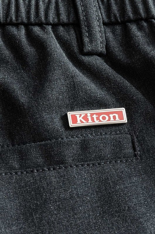 Kiton 남성 캐주얼 스포츠 세트 자켓 및 바지 001-216238