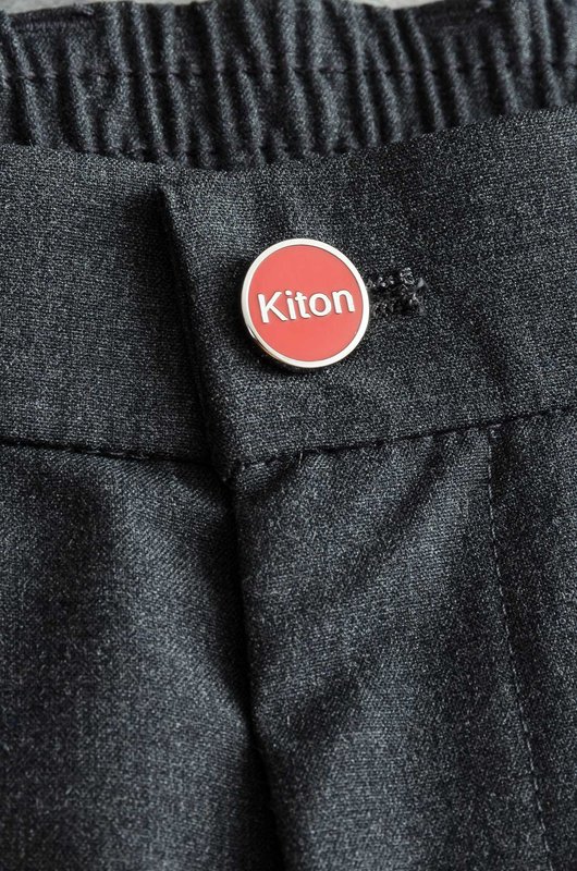 Kiton 남성 캐주얼 스포츠 세트 자켓 및 바지 001-216238