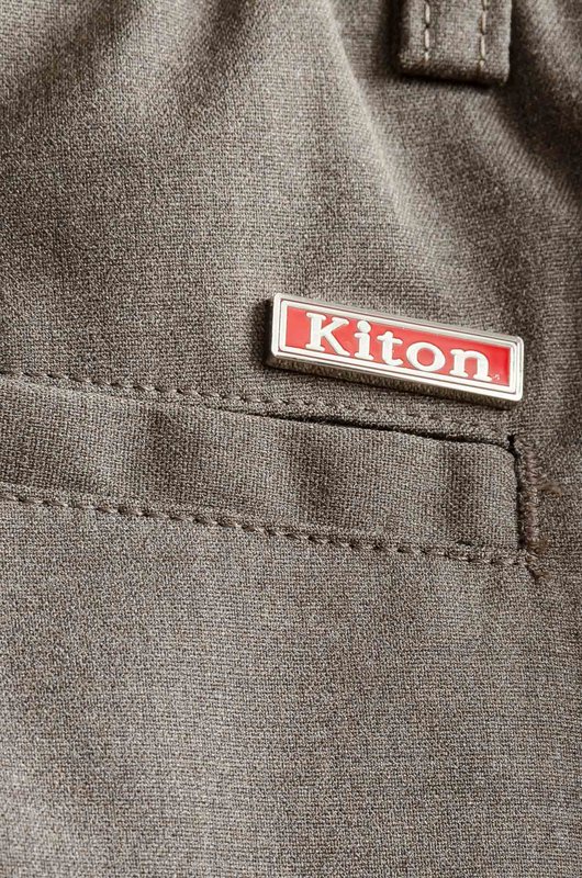 Kiton 남성 캐주얼 스포츠 세트 자켓 및 바지 001-216253
