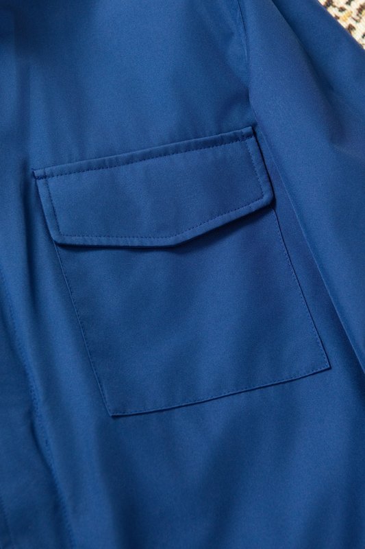 Kiton 스탠드 칼라 웨이스트 조임 트렌치 자켓 001-216262