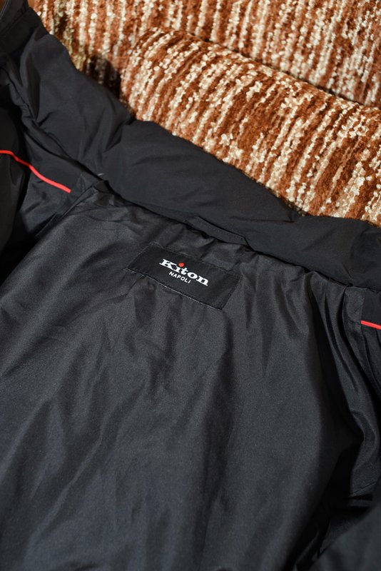 Kiton 가을 겨울 패션 무광 방수 후리스 다운 자켓 001-216263