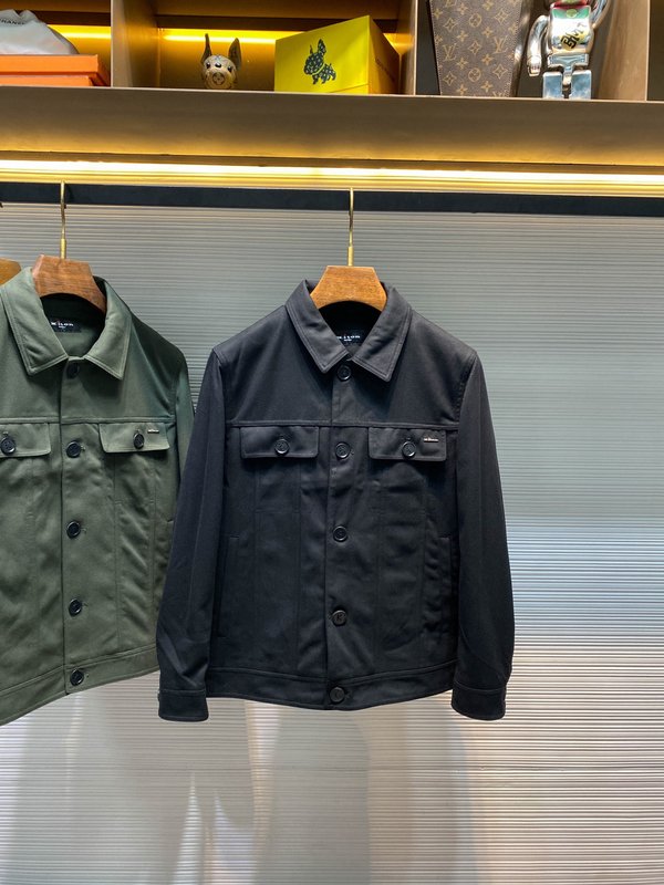 Kiton 가을 겨울 브러시드 테크니컬 칼라 자켓 001-216264