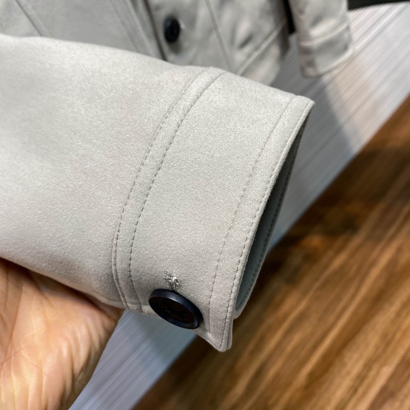 Kiton 가을 겨울 브러시드 테크니컬 칼라 자켓 001-216264