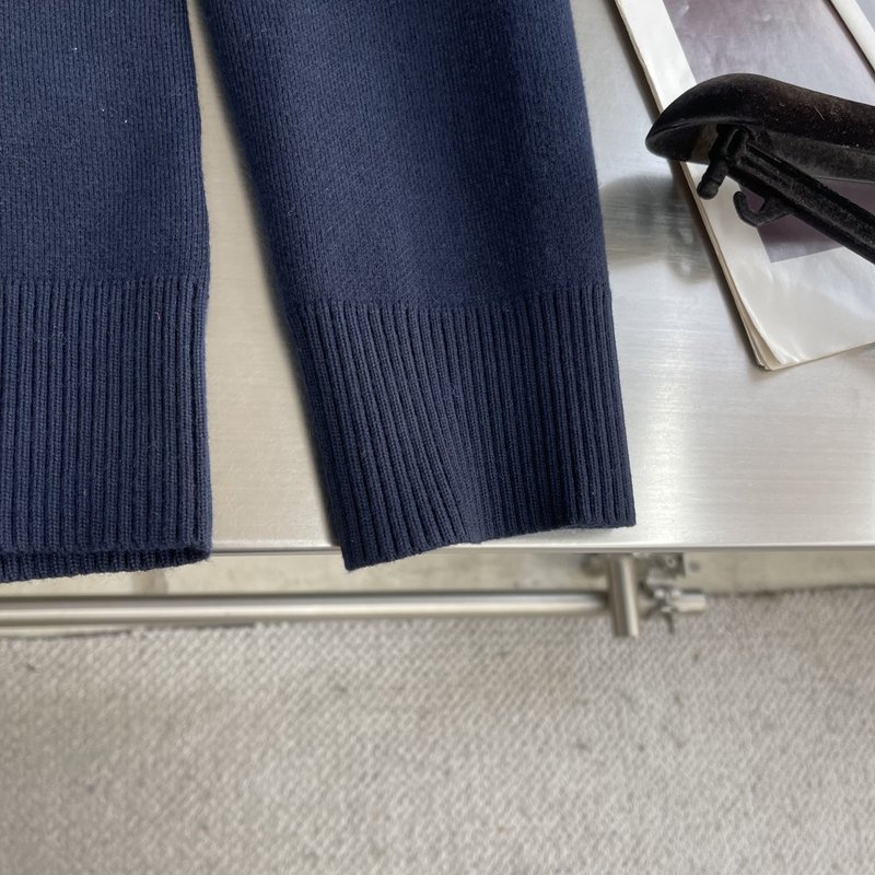 Kiton 가을 겨울 울 혼방 지퍼 후드 가디건 001-216265