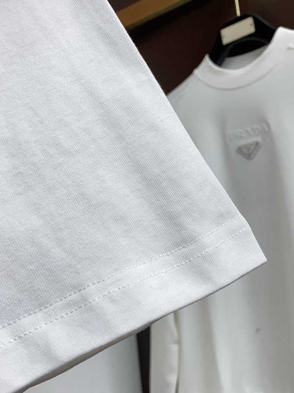 루이비통 남성 순면 라운드넥 반팔 티셔츠 001-216312