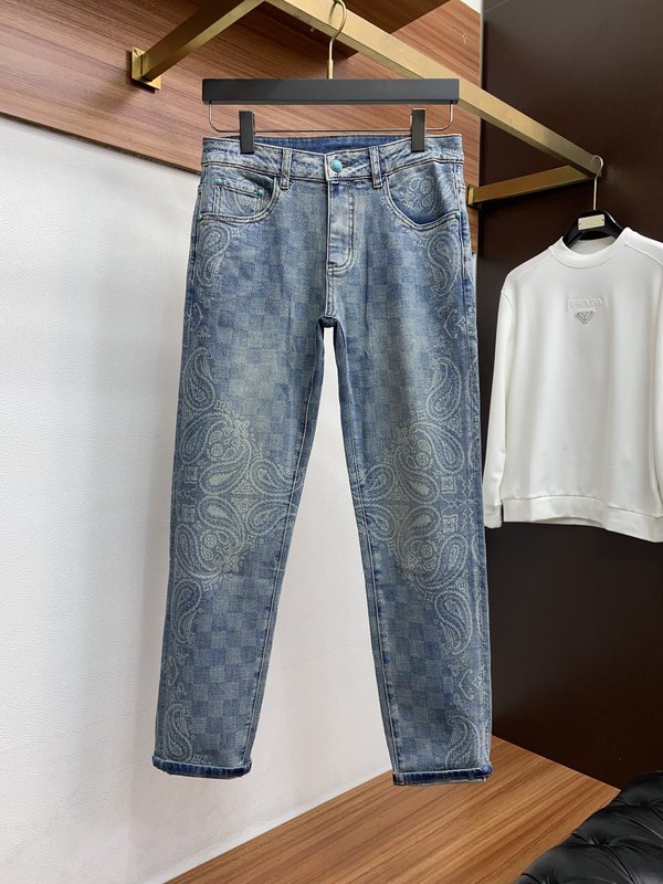 루이비통 하이스트레치 수입 데님 팬츠 001-216453