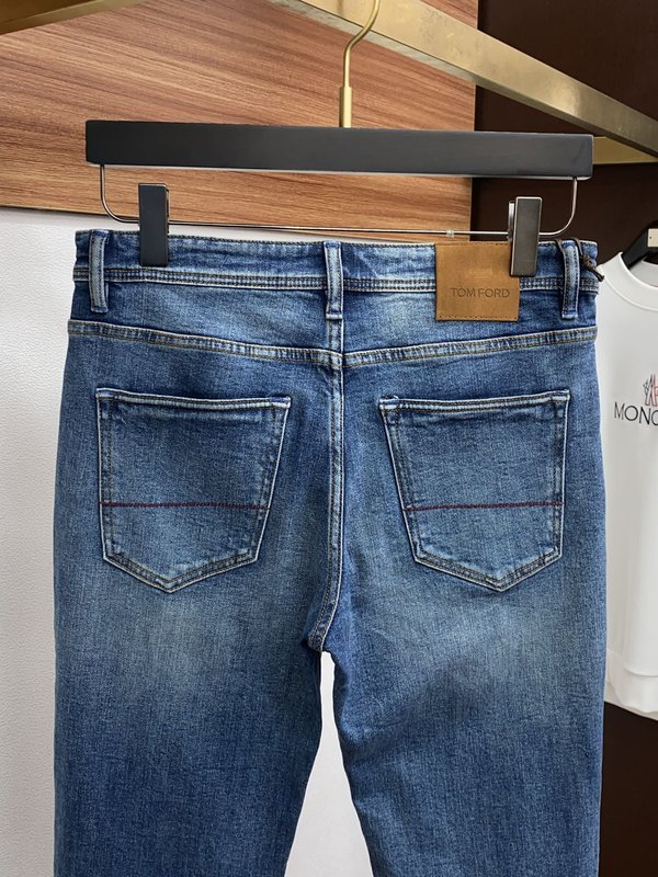 루이비통 남성 슬림 스트레이트 진 001-216473