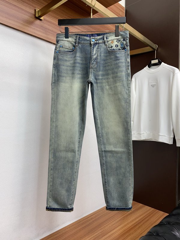 루이비통 봄여름 슬림 스트레이트 진 001-216480