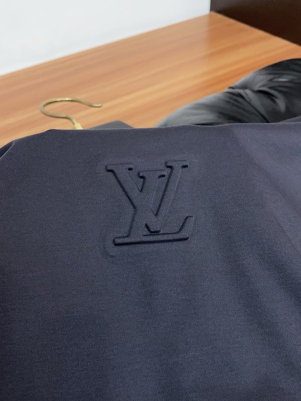루이비통 남성 머서라이즈드 코튼 반팔 티셔츠 001-216525