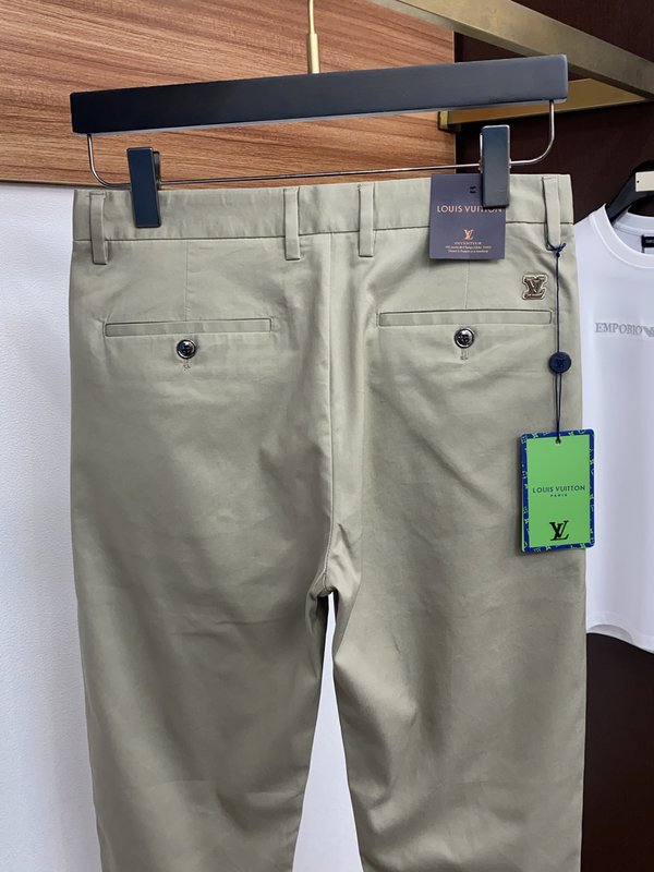 루이비통 남성 워싱 데님 캐주얼 정장 바지 001-216572