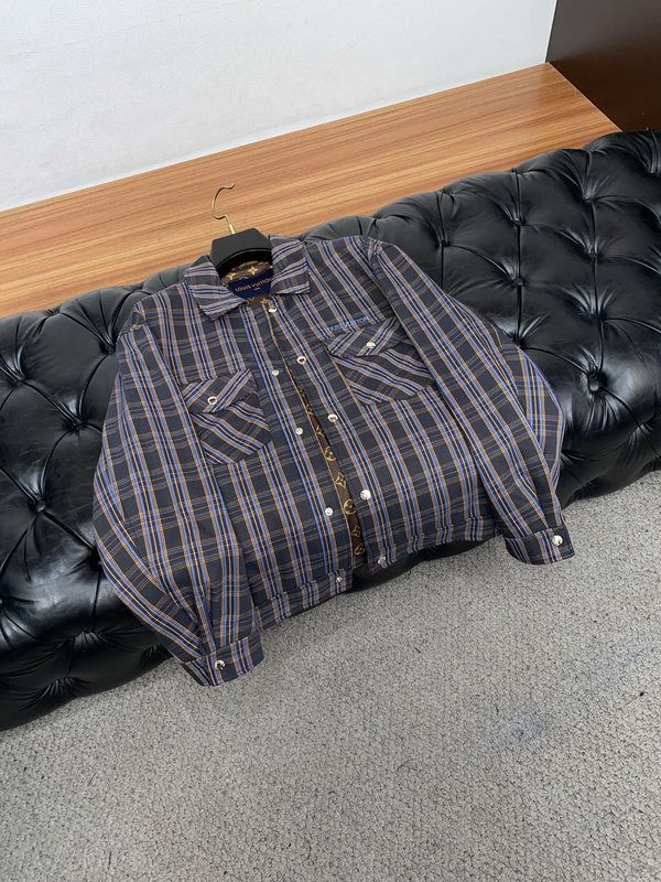 루이비통 남성 캐주얼 턱다운 자켓 아우터 001-216586