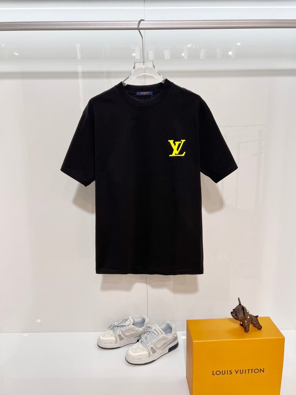 루이비통 면 라운드넥 반팔 티셔츠 001-216898