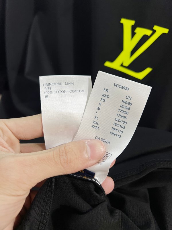루이비통 면 라운드넥 반팔 티셔츠 001-216898