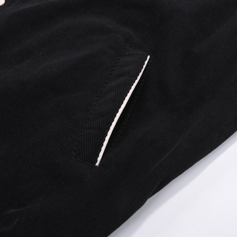 셀린 코듀로이 울 블렌드 야구 자켓 001-217070
