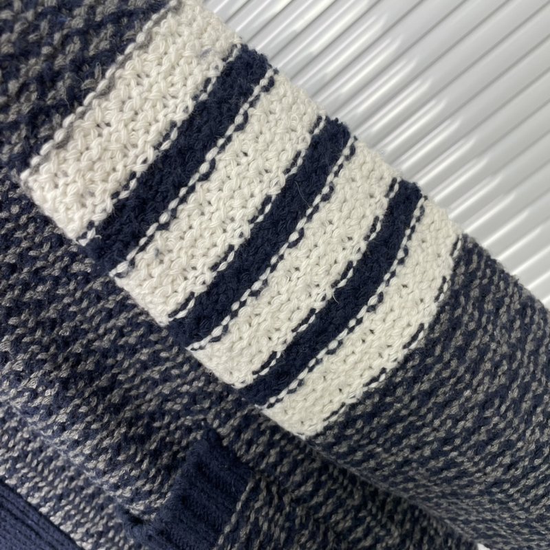 톰브라운 울 블렌드 스트라이프 카디건 001-217262