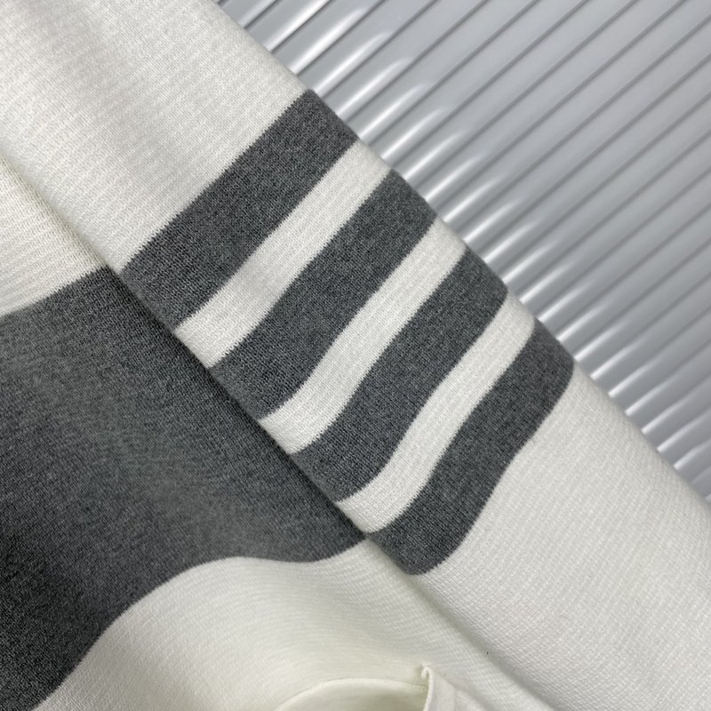 톰브라운 와이드 스트라이프 카라건 니트 001-217393