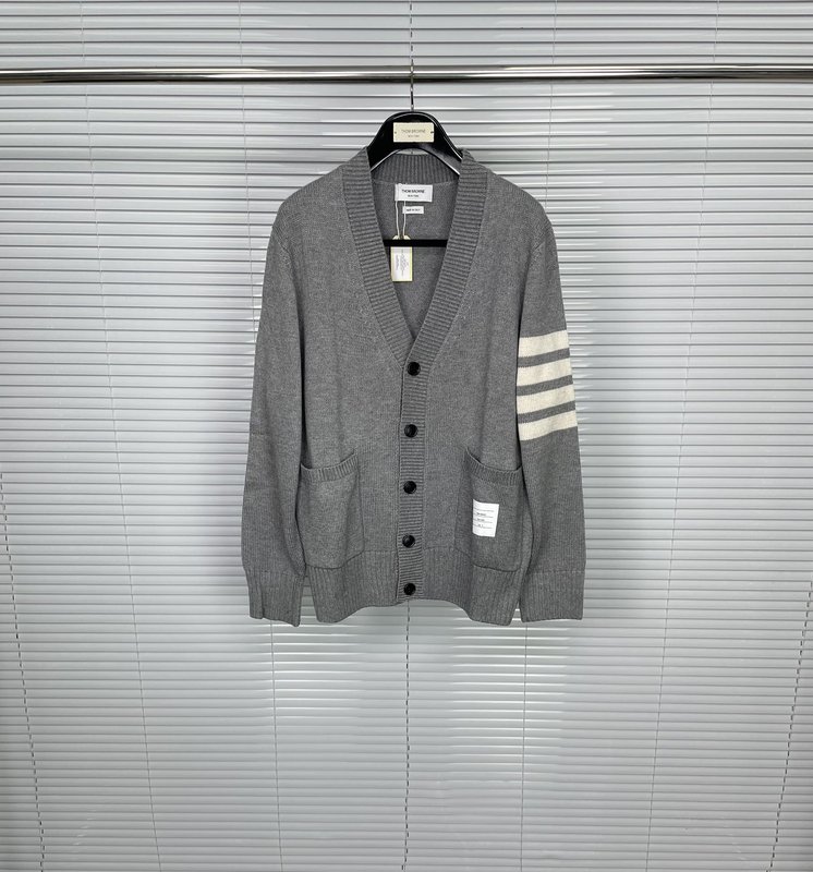톰브라운 클래식 4 바 울 카디건 001-217394