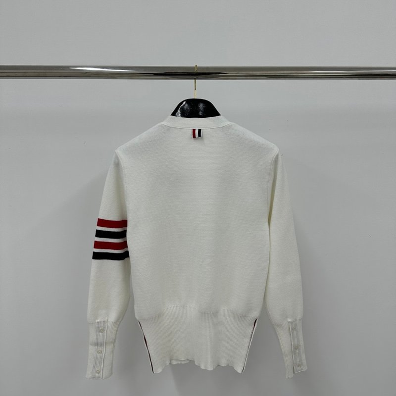 톰브라운 4 바 컬러 슬리브 가디건 001-217554