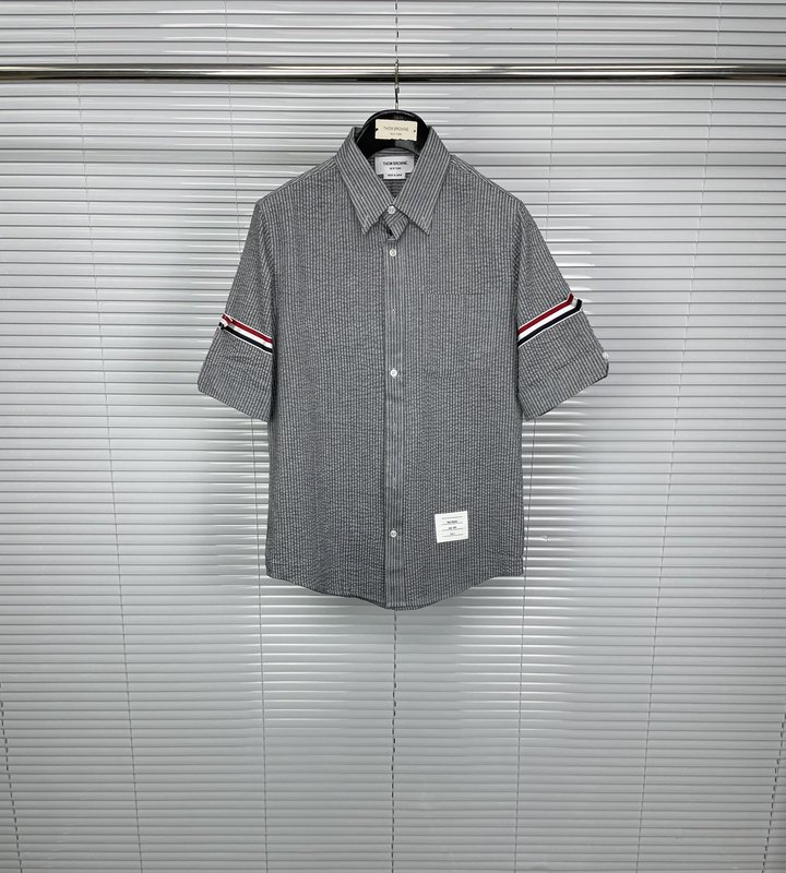 TB 클래식 더블 스트라이프 버블 숏슬리브 셔츠 001-217688