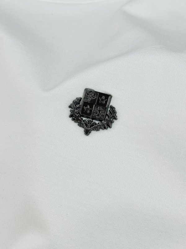 로로피아나 머서라이즈 코튼 반팔 티셔츠 남성용 001-217902