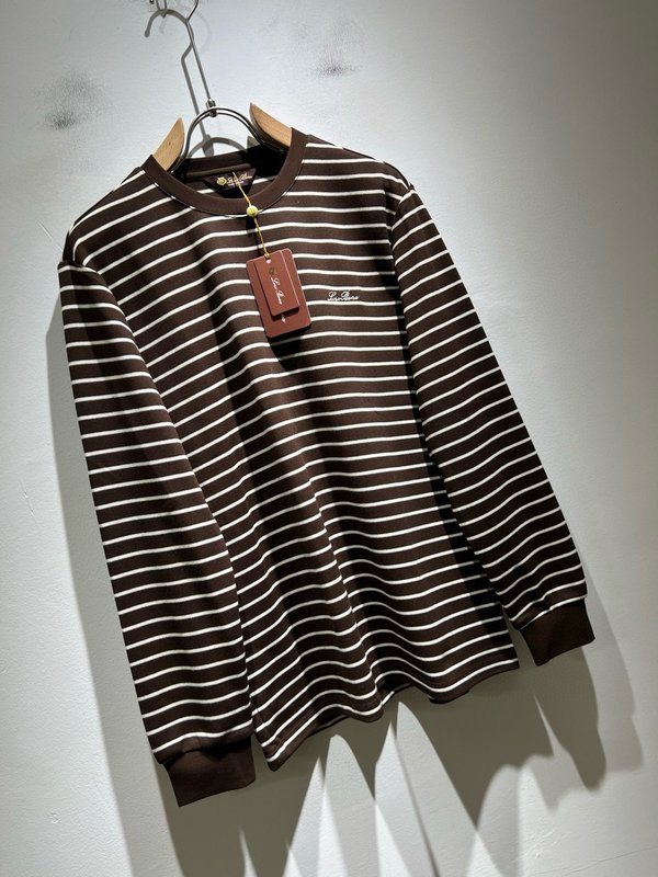 로로피아나 2025 F/W 남성 스트라이프 티셔츠 001-217921