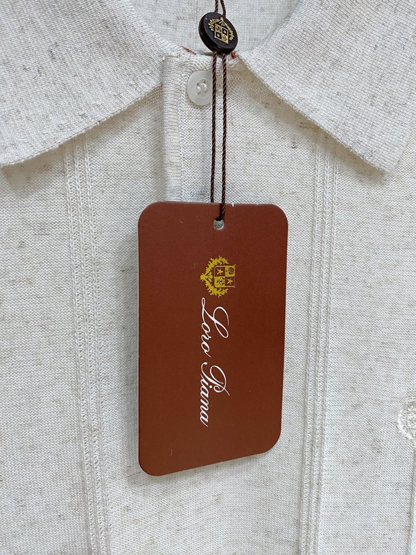 로로피아나 남성 린넨 폴로 셔츠 001-217926