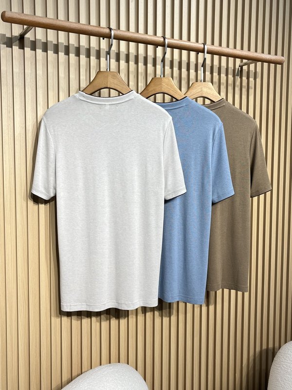 로로피아나 라운드넥 반팔 티셔츠 001-218055