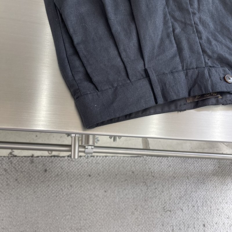 로로피아나 면린넨 정장 바지 스트레이트 001-218074
