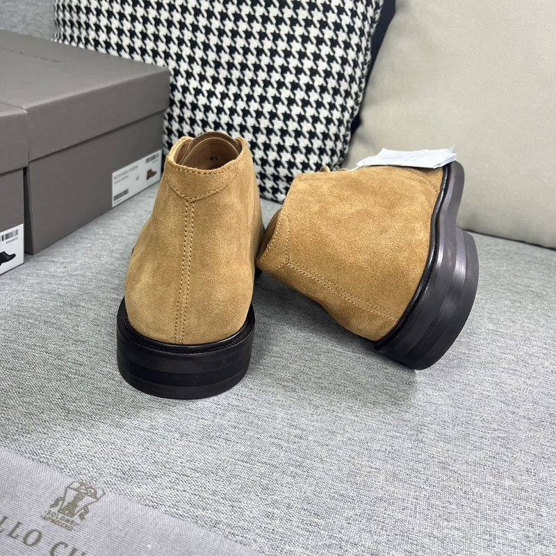 브루넬로 쿠치넬리 남성 스웨이드 부츠 001-218249