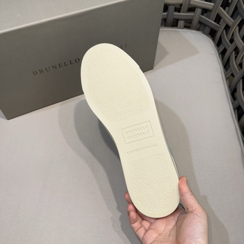 브루넬로 쿠치넬리 남성용 스웨이드 캐주얼 운동화 001-218436