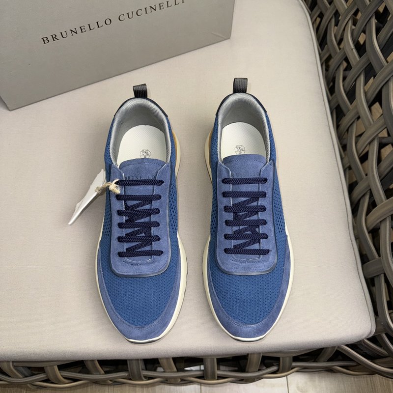 Brunello Cucinelli 니트 스니커즈 001-218513