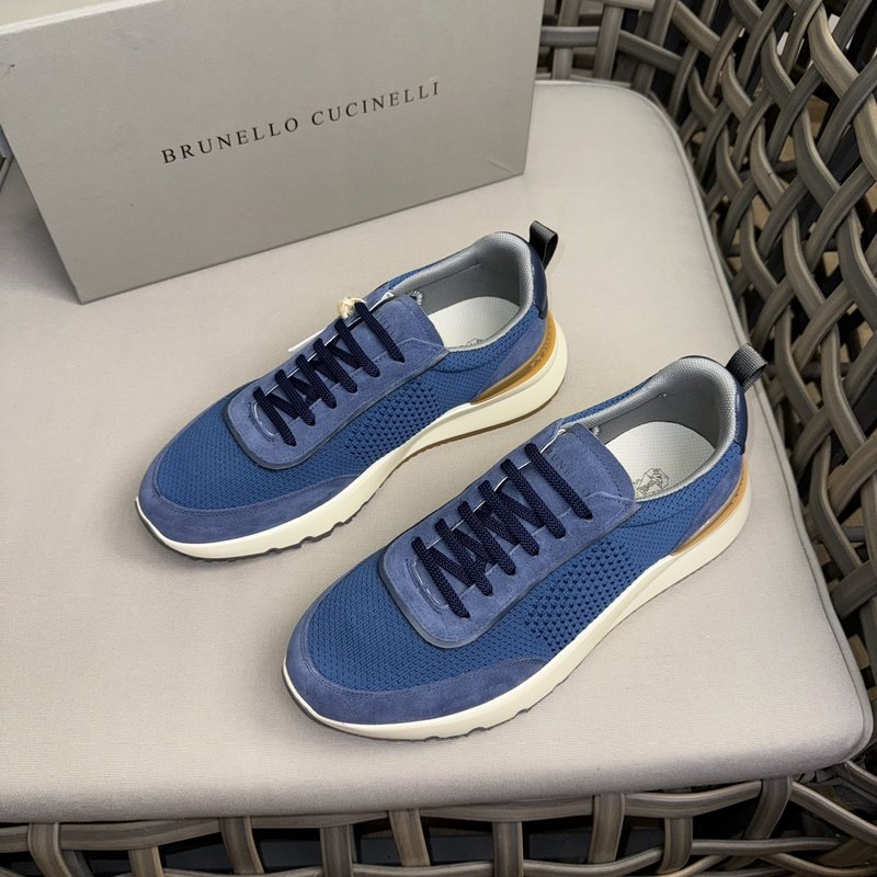 Brunello Cucinelli 니트 스니커즈 001-218513