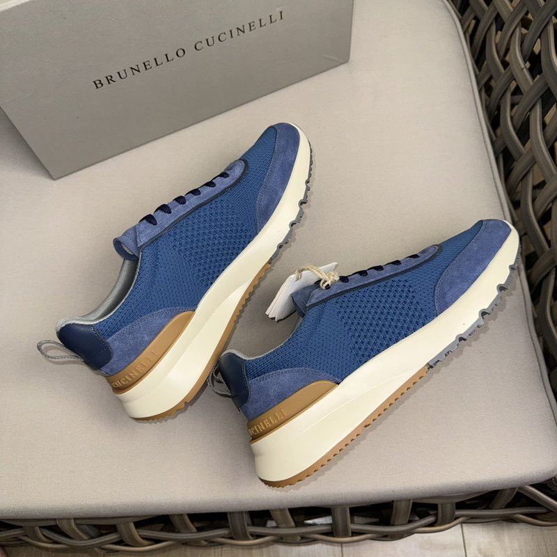 Brunello Cucinelli 니트 스니커즈 001-218513