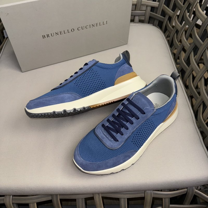 Brunello Cucinelli 니트 스니커즈 001-218513