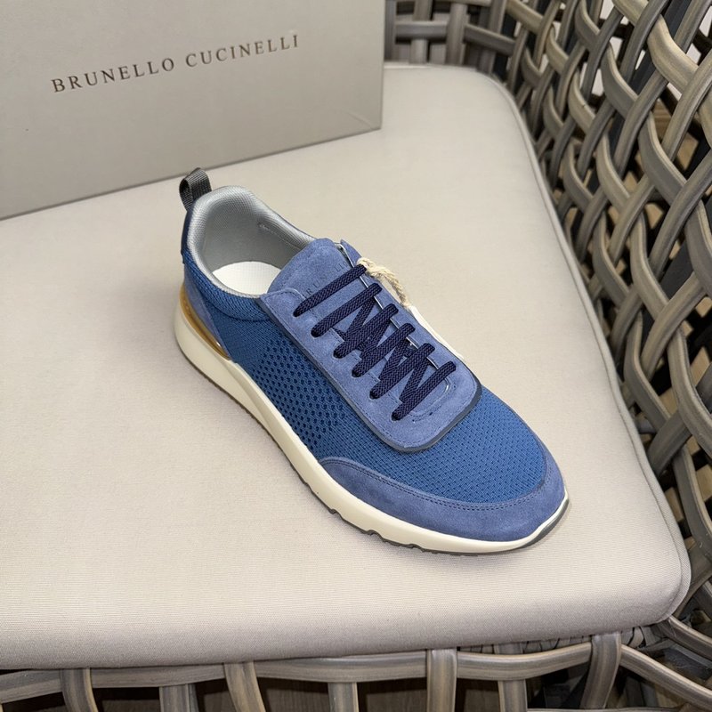 Brunello Cucinelli 니트 스니커즈 001-218513