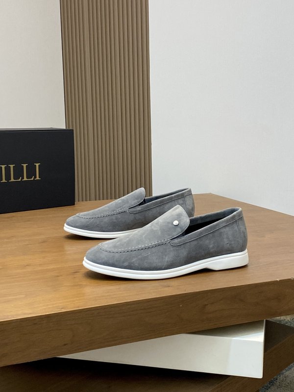 ZILLI 프랑스 럭셔리 남성 소가죽 통기성 로퍼 001-218697