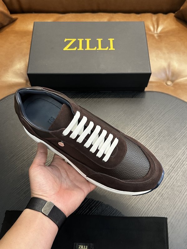 Zilli 이탈리아 남성 수제 송아지 가죽 구두 001-218735