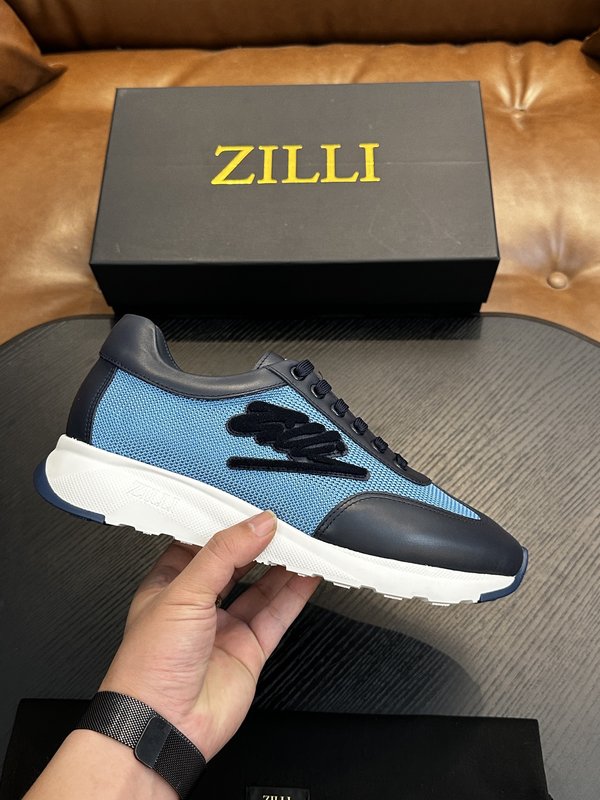 Zilli 이탈리아 남성 수제 송아지 가죽 구두 001-218743