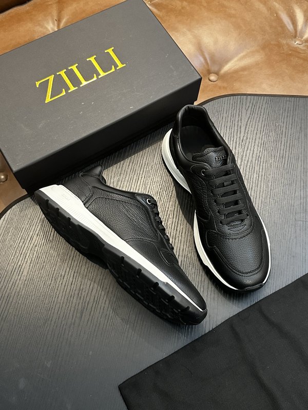 Zilli 이탈리아 남성 수제 송아지 가죽 구두 001-218744