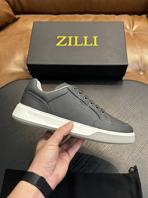 Zilli 이탈리아 남성 수제 송아지 가죽 구두 001-218749