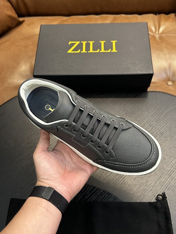 Zilli 이탈리아 남성 수제 송아지 가죽 구두 001-218749